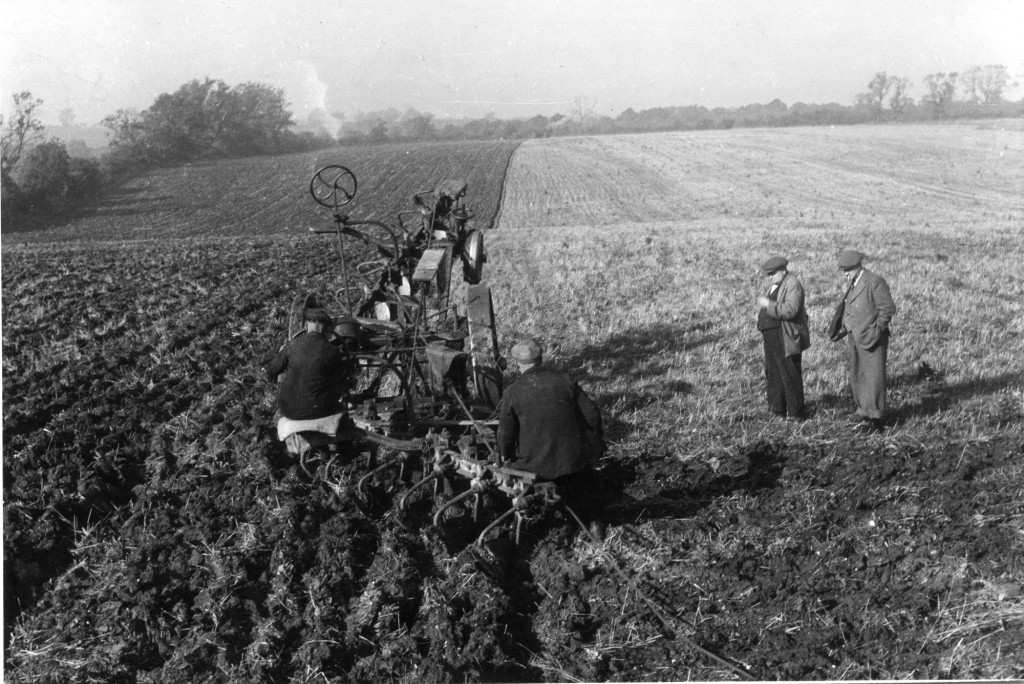 Ploughing at Drage and Kent 1950