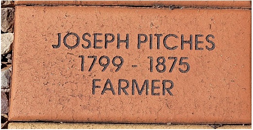 Joseph Pitches Memorial Plaque