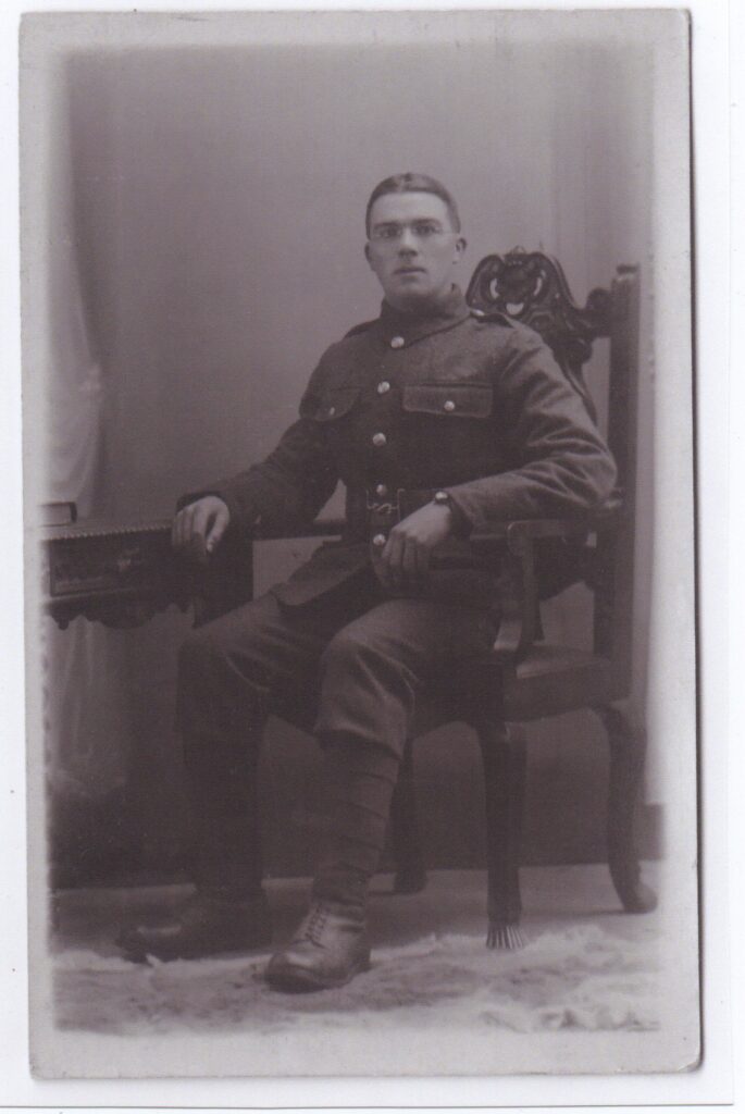 George Cranwell in uniform