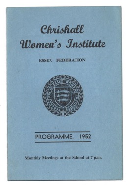 womens institute chrishall 1952 cover