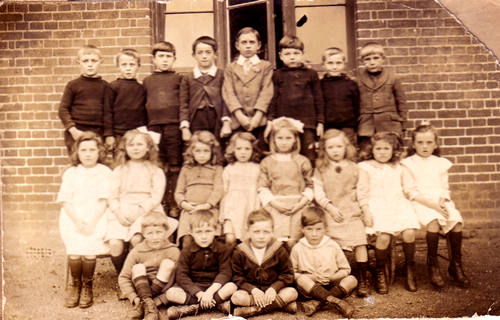 Brothers and Sisters at School 1918